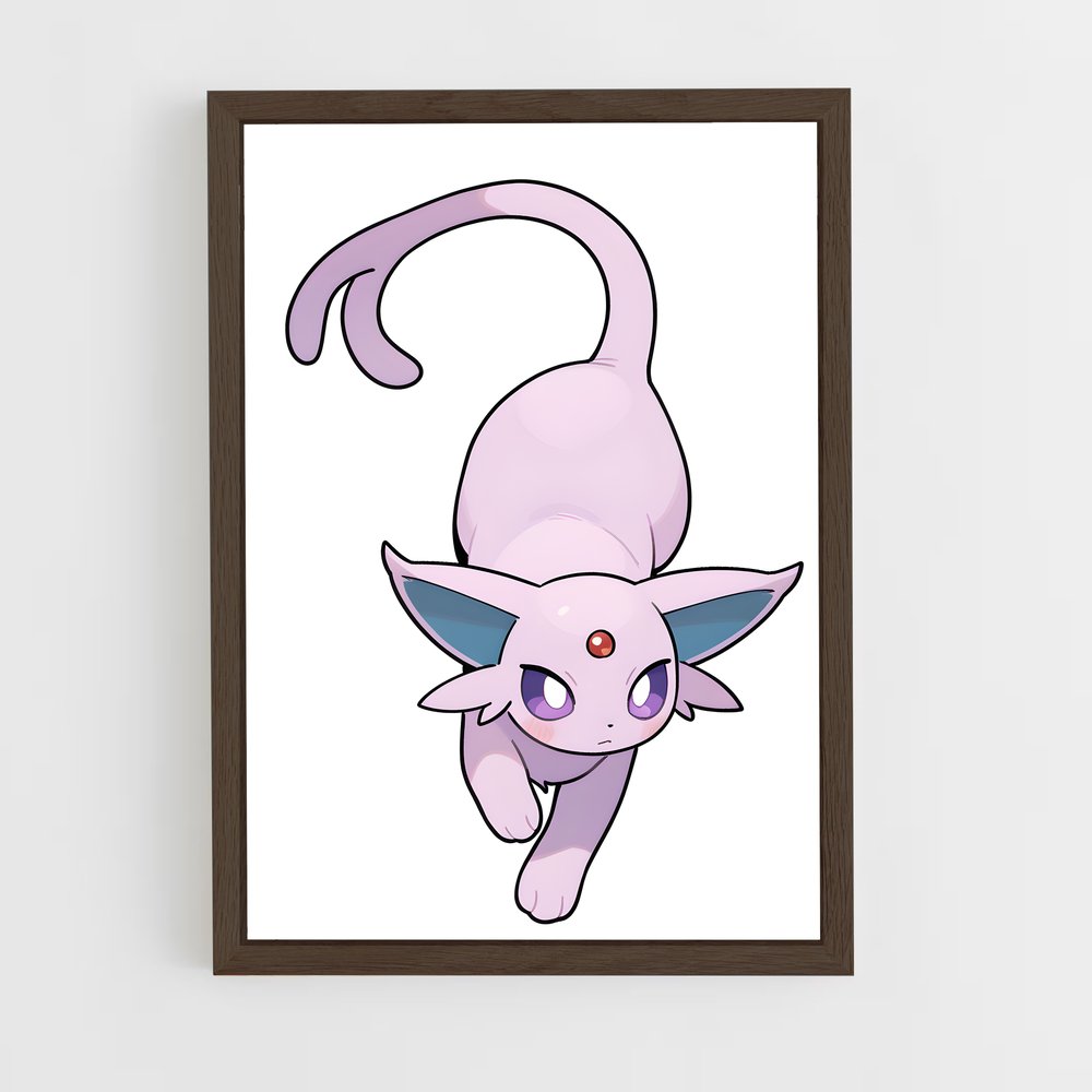 ap-espeon-4 cadre Bois foncé