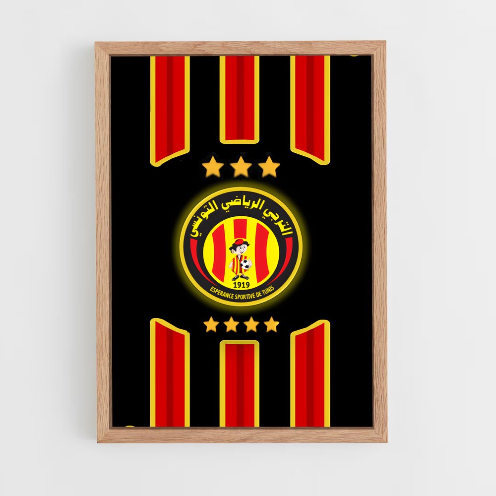 ap-esperance sportive de tunis-1 cadre Bois clair