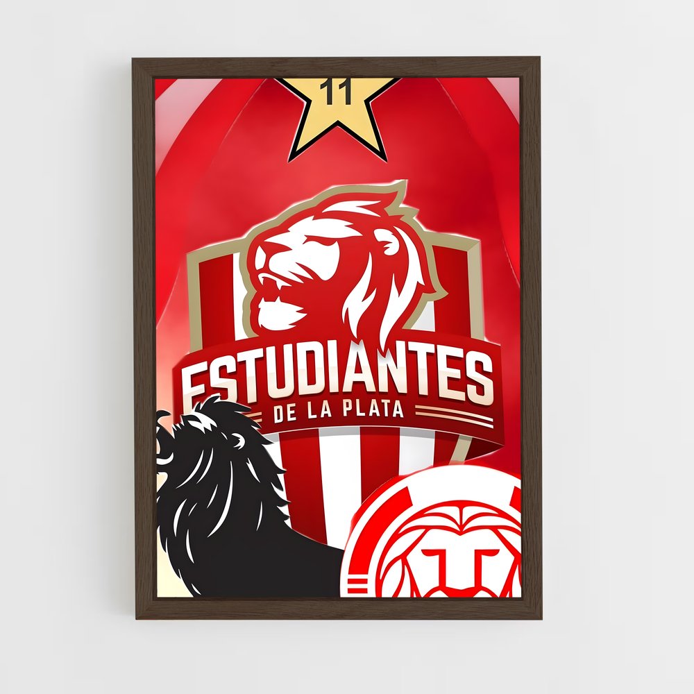 ap-estudiantes de la plata-3 cadre Bois foncé