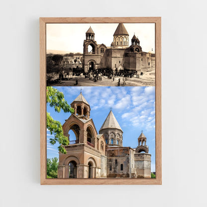 ap-etchmiadzin cathedral-3 cadre Bois clair