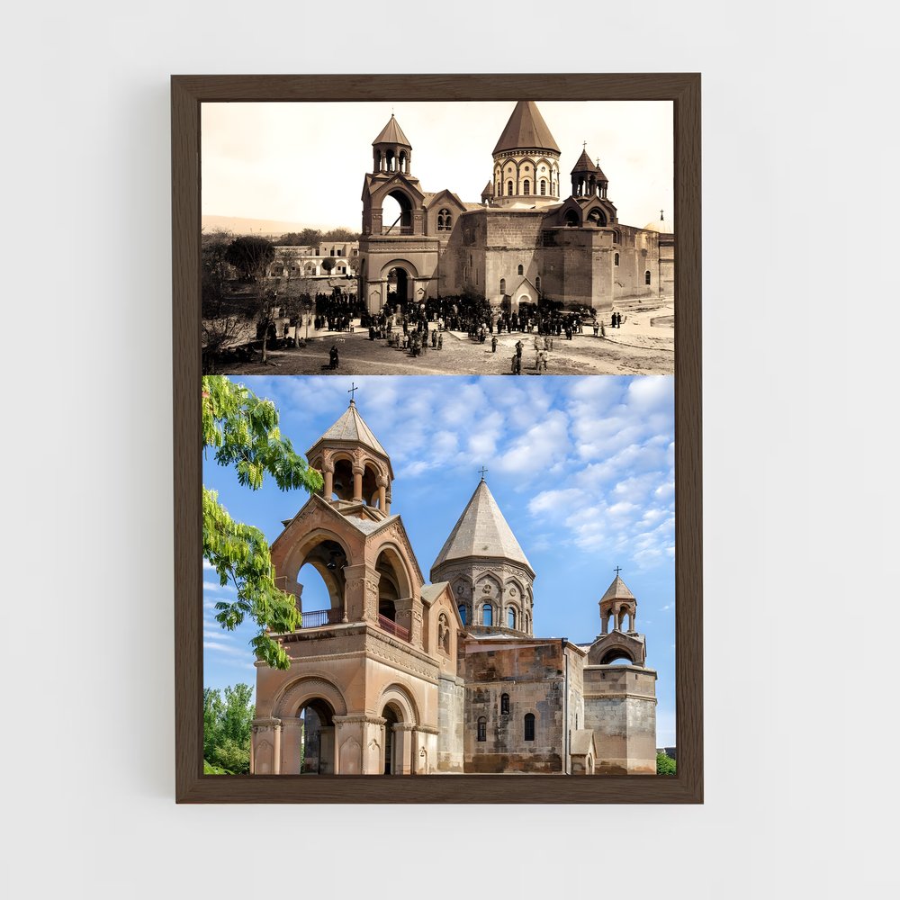 ap-etchmiadzin cathedral-3 cadre Bois foncé