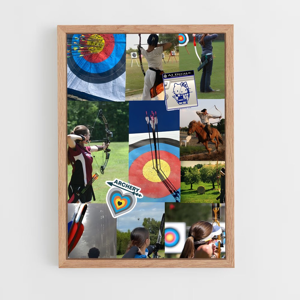 ap-european archery championships-6 cadre Bois clair