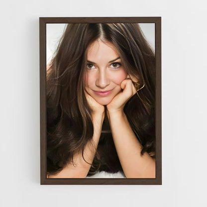 ap-evangeline lilly-3 cadre Bois foncé