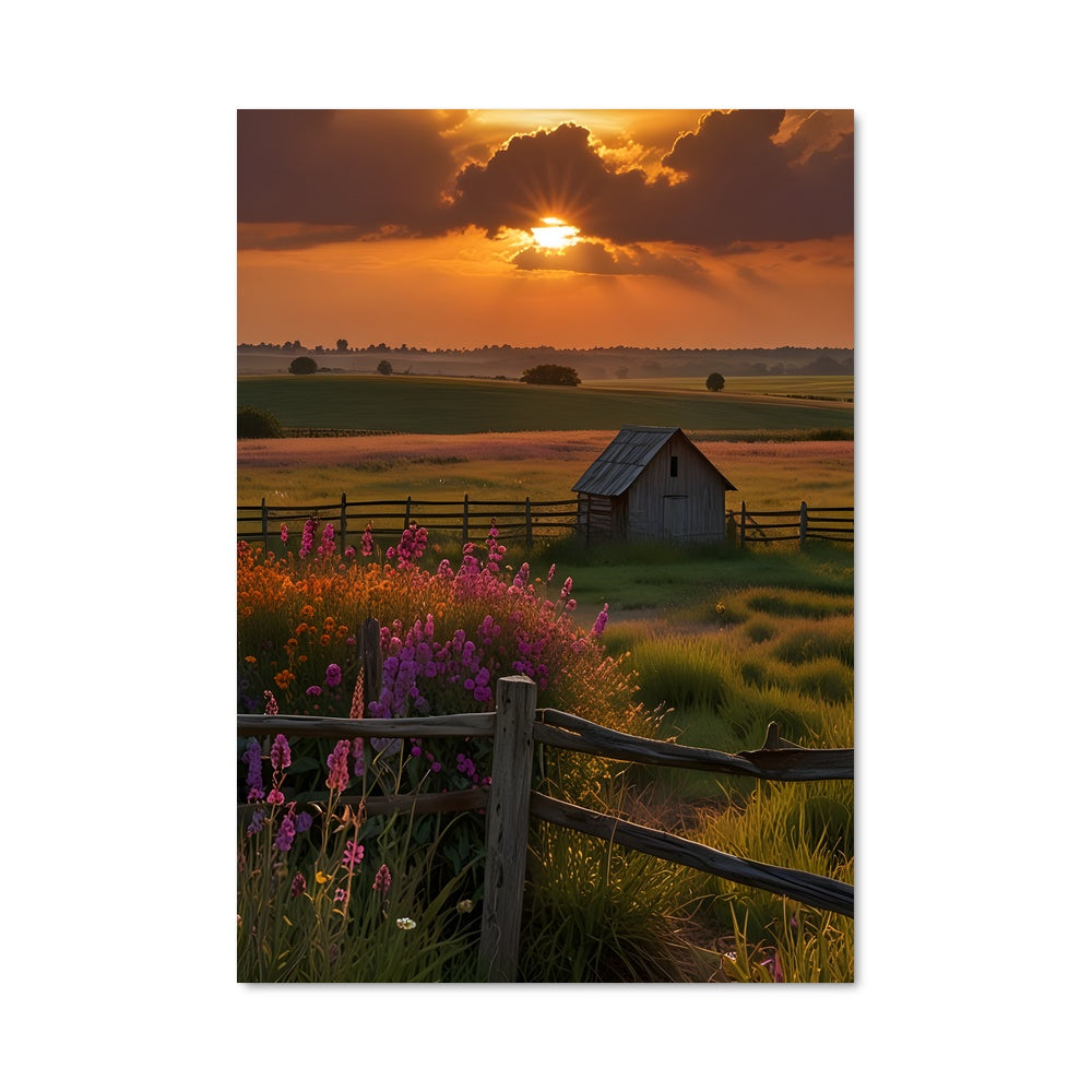 Poster Evening glow 97862