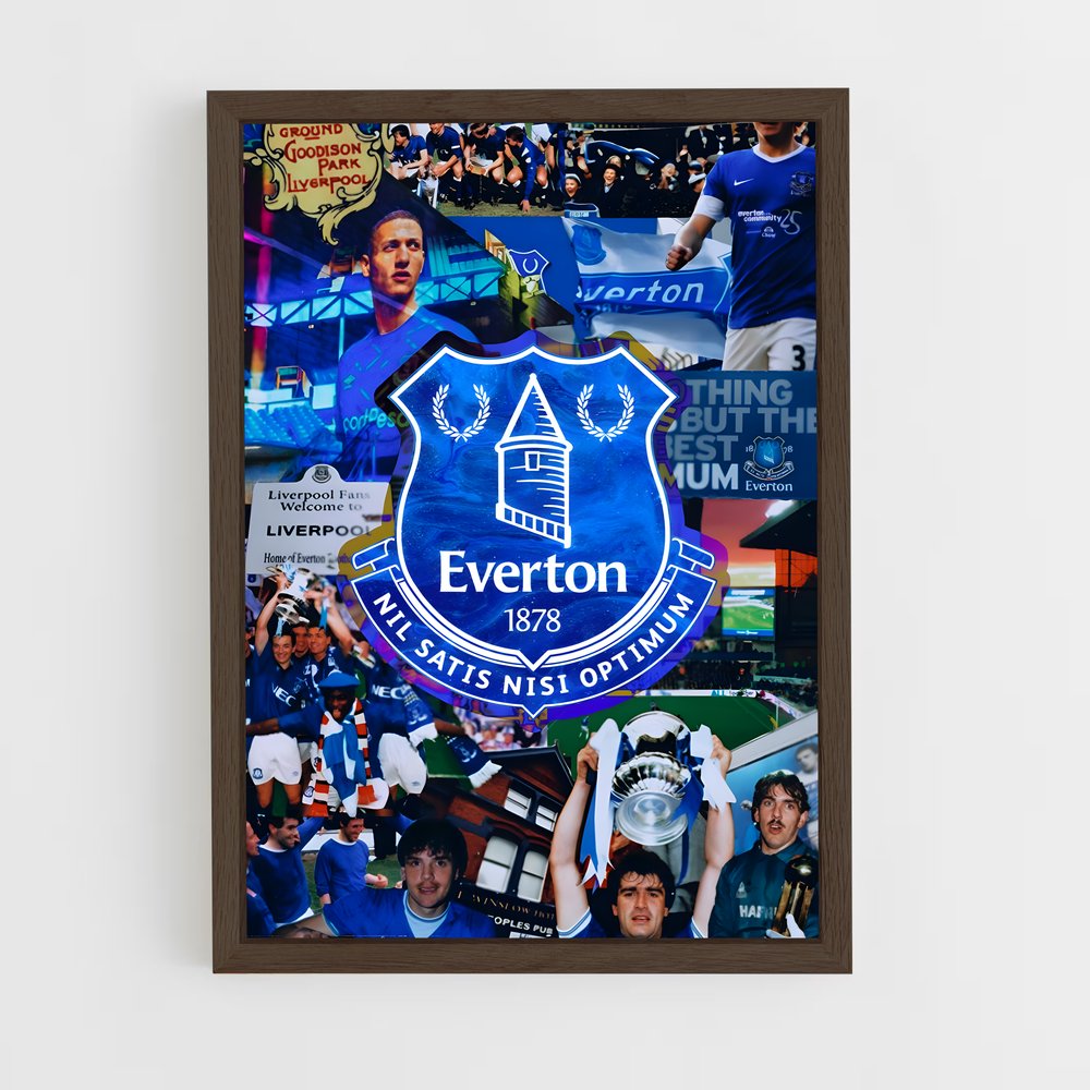 ap-everton fc-10 cadre Bois foncé