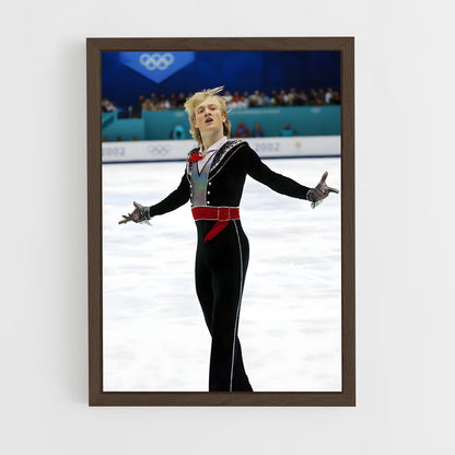 ap-evgeni plushenko-6 cadre Bois foncé