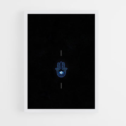 ap-evil eye-10 cadre Blanc