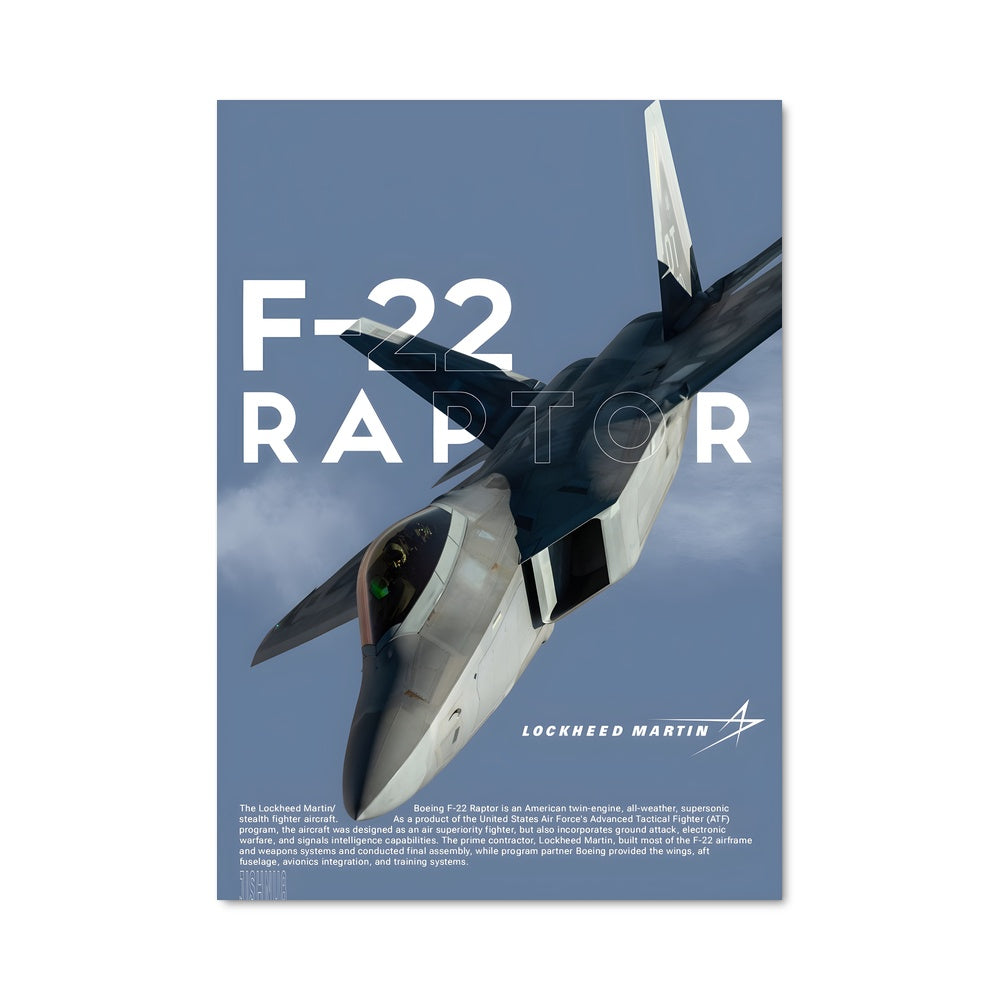 Poster F-22 Raptor en Action