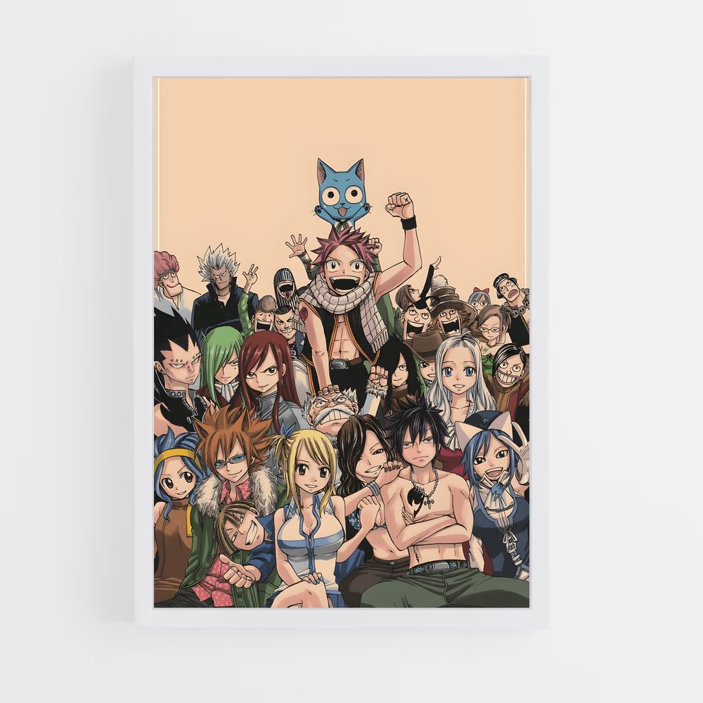 ap-fairy tail-1 cadre Blanc