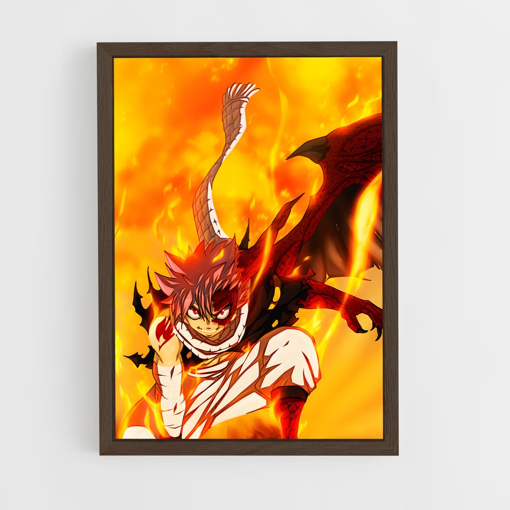 ap-fairy tail-2 cadre Bois foncé