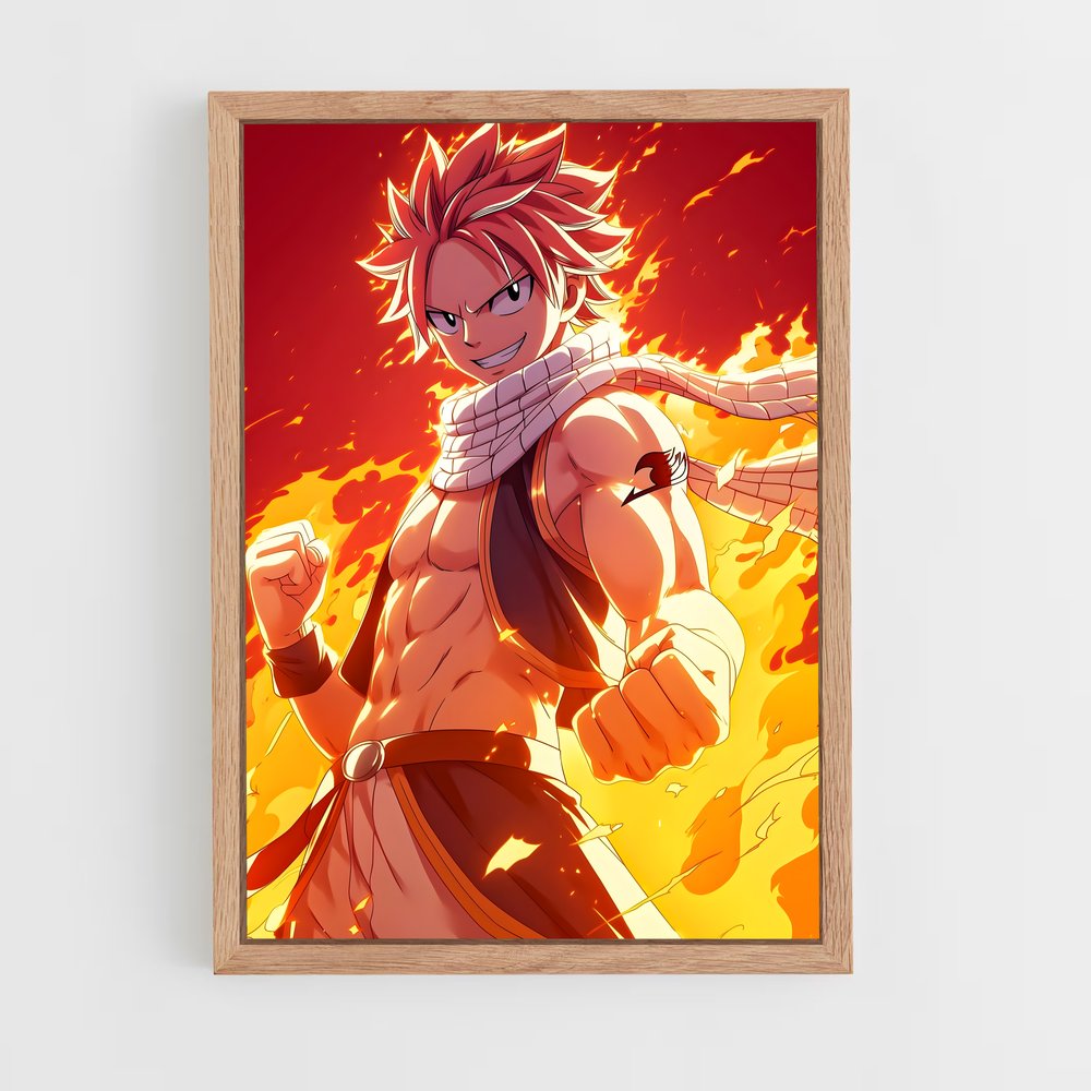 ap-fairy tail-3 cadre Bois clair