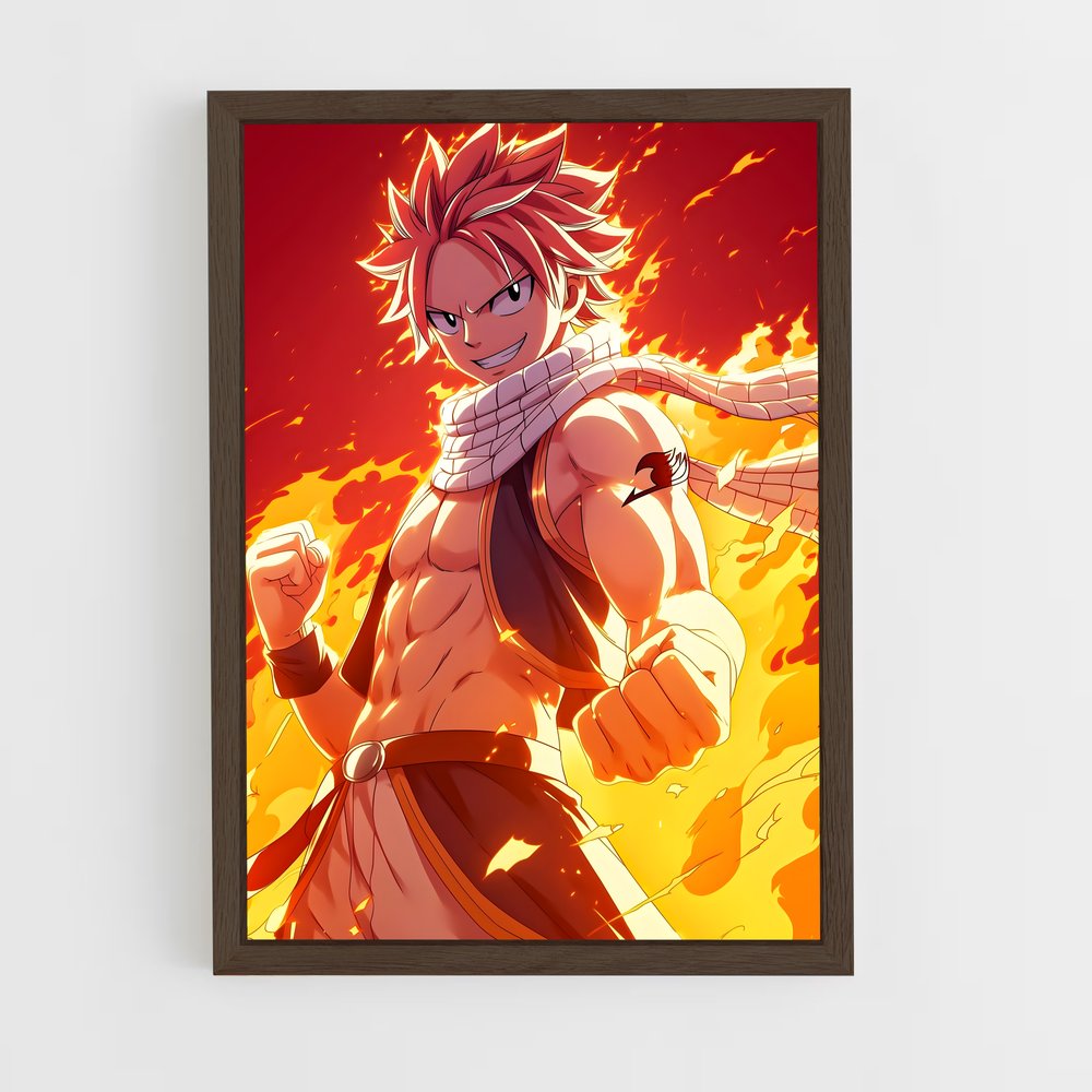 ap-fairy tail-3 cadre Bois foncé