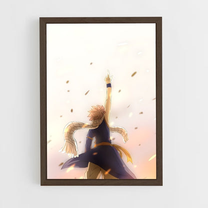ap-fairy tail-4 cadre Bois foncé
