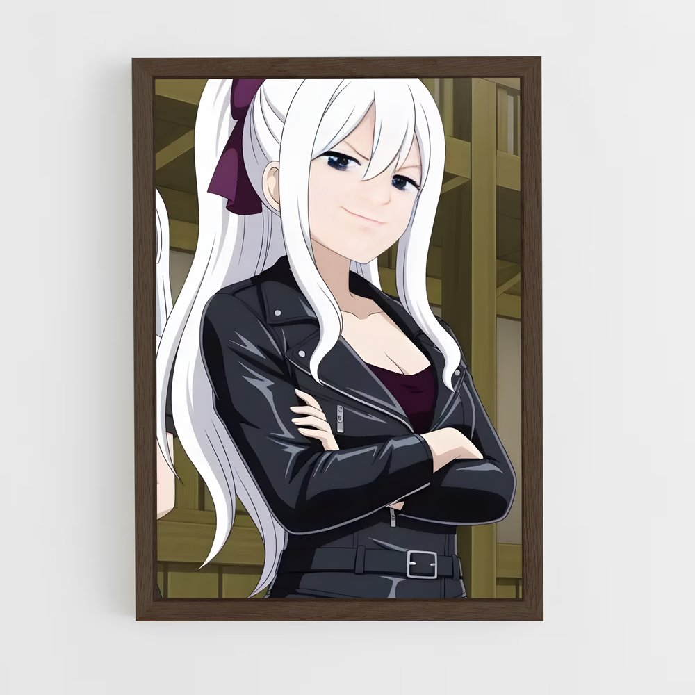 ap-fairy tail-8 cadre Bois foncé