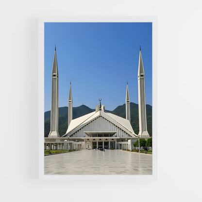 ap-faisal mosque-2 cadre Blanc