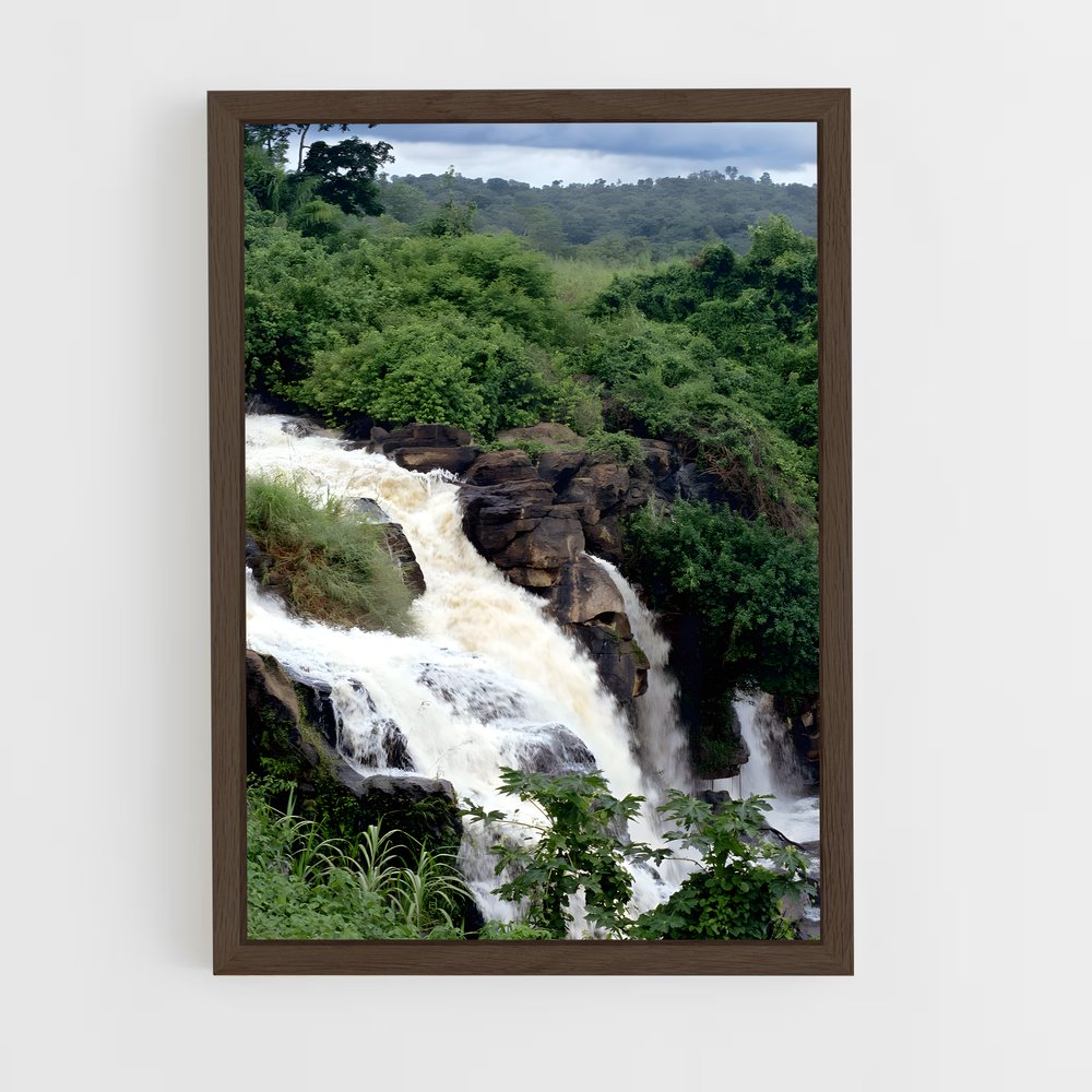 ap-falls of boali-1 cadre Bois foncé