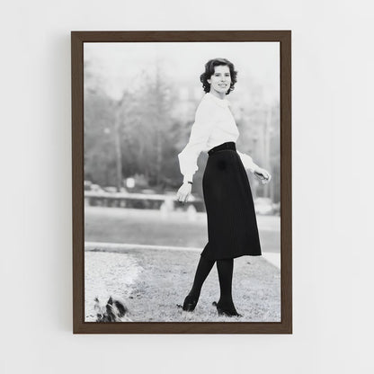 ap-fanny ardant-8 cadre Bois foncé