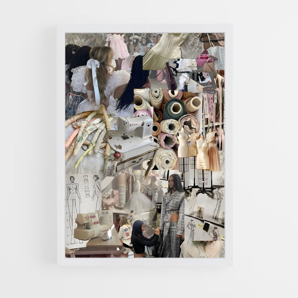 ap-fashion designer-12 cadre Blanc