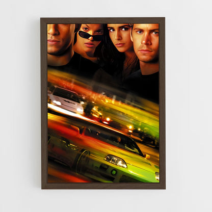 ap-fast and furious-7 cadre Bois foncé