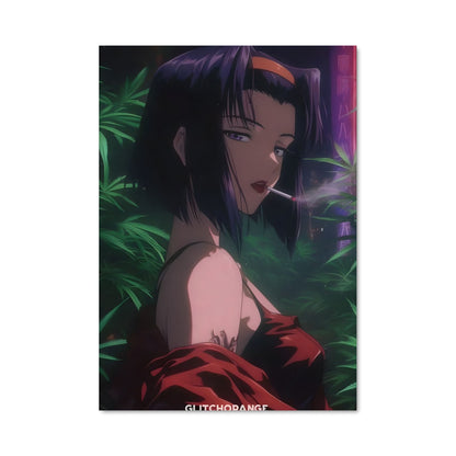 Poster Faye en Rouge