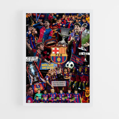 ap-fc barcelona-2 cadre Blanc