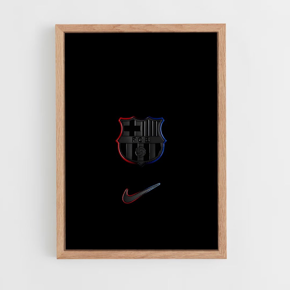 ap-fc barcelona-8 cadre Bois clair