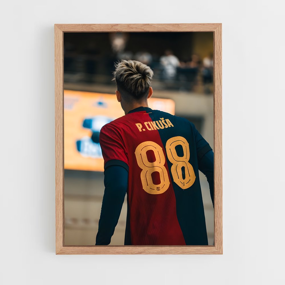ap-fc barcelona handball-1 cadre Bois clair