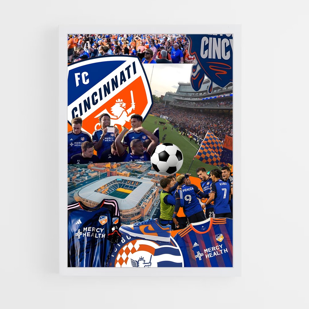 ap-fc cincinnati-1 cadre Blanc