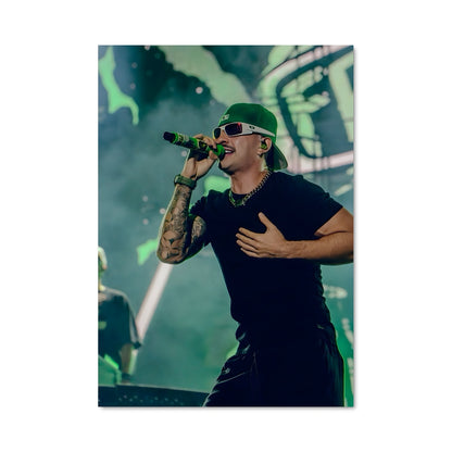 Poster L'Homme au Chapeau Vert