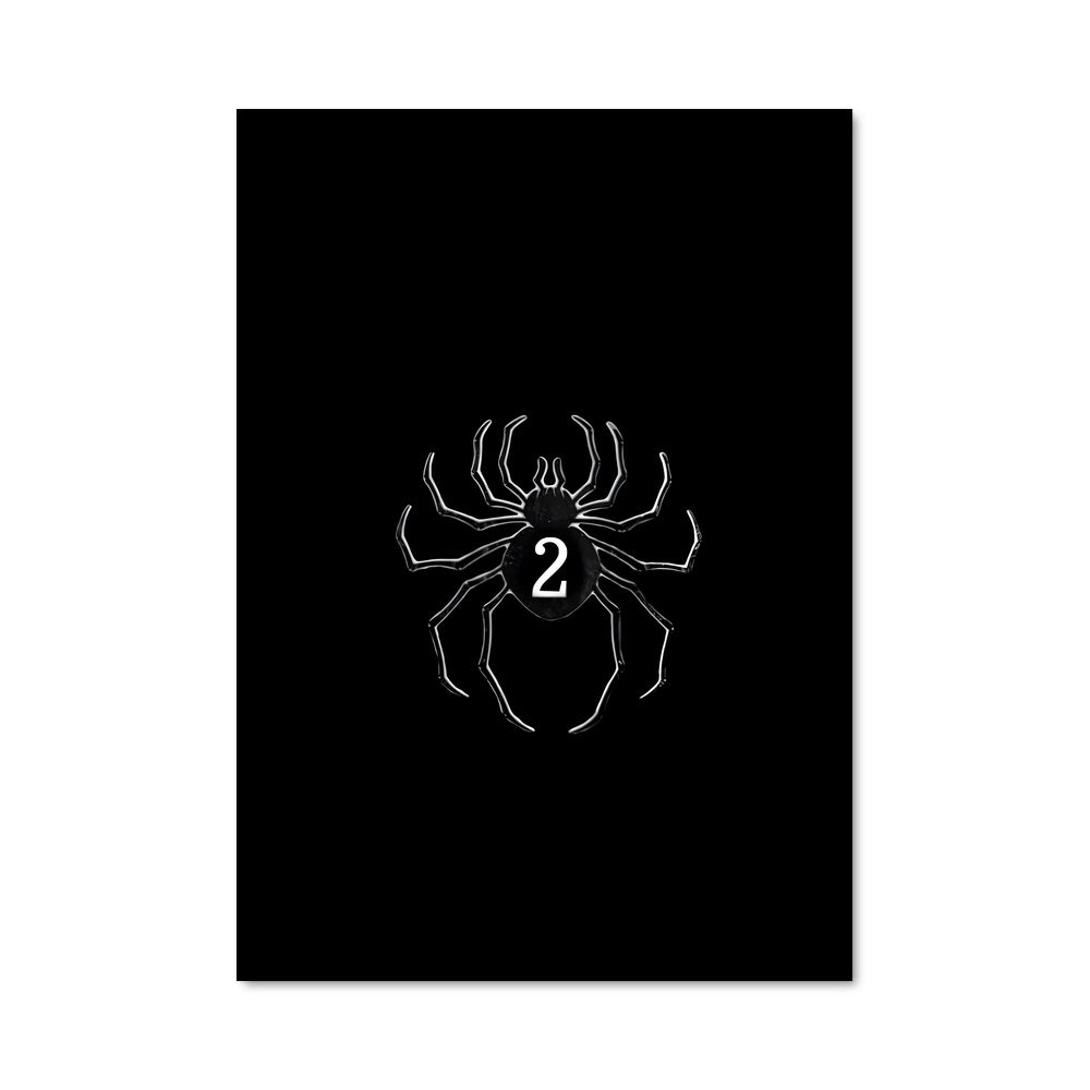 Poster Araignée Noire