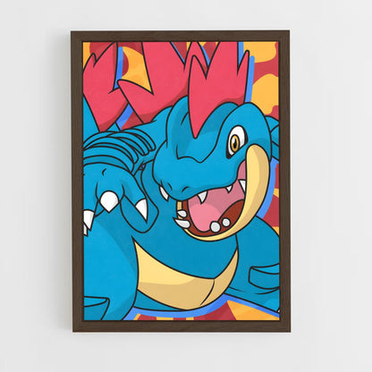 ap-feraligatr-1 cadre Bois foncé