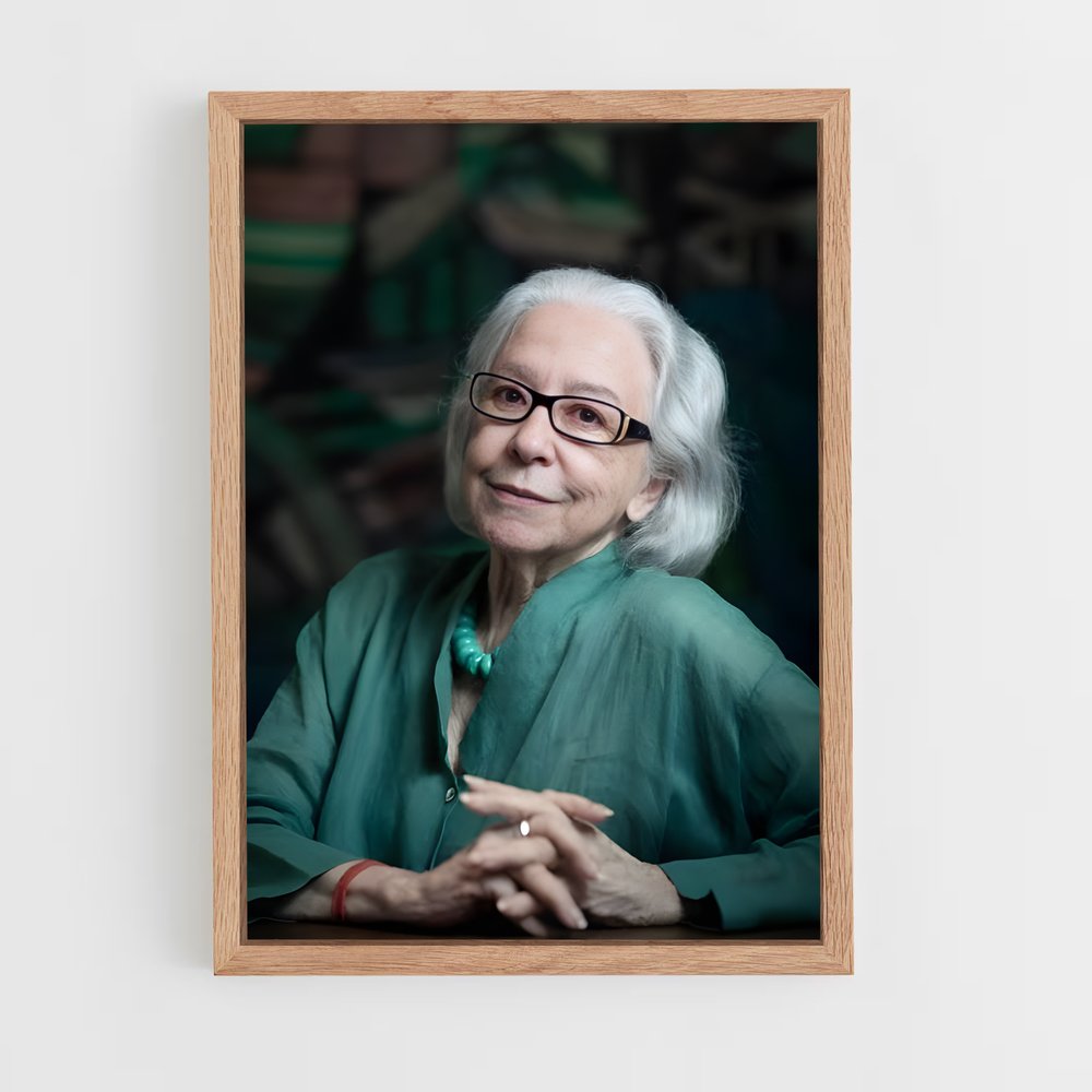 ap-fernanda montenegro-4 cadre Bois clair