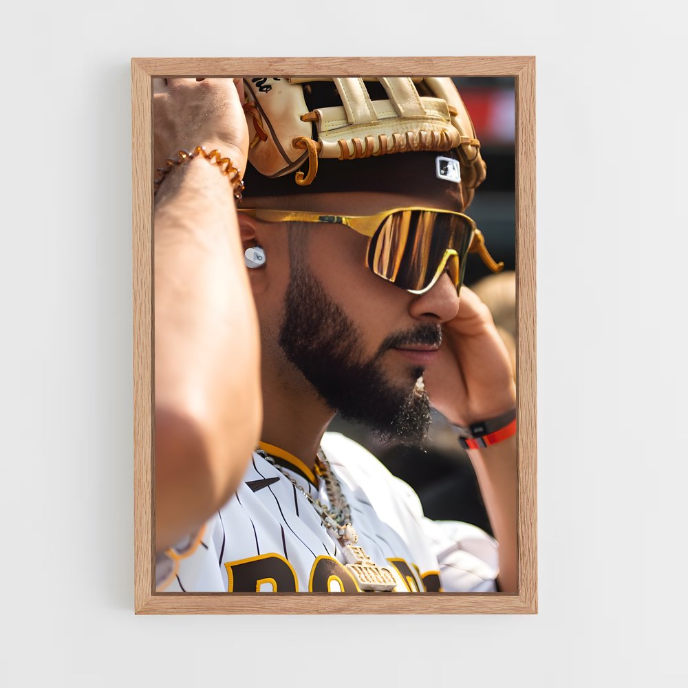 ap-fernando tatis jr-2 cadre Bois clair