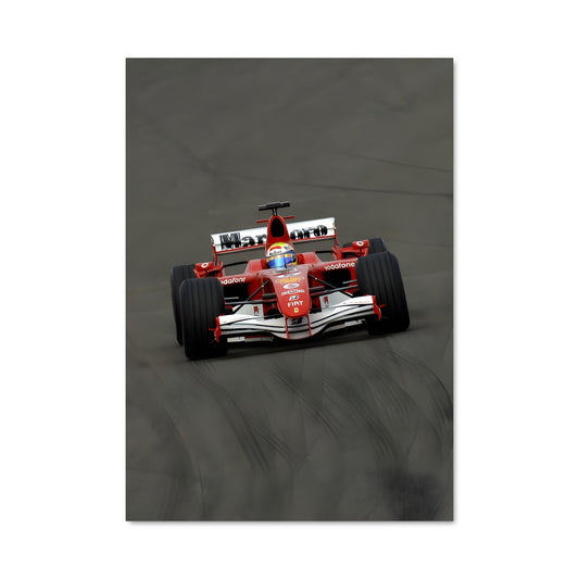 Poster Alonso Sur La Piste