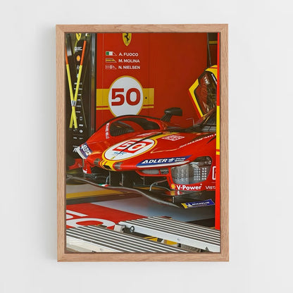 ap-ferrari f1-75-5 cadre Bois clair