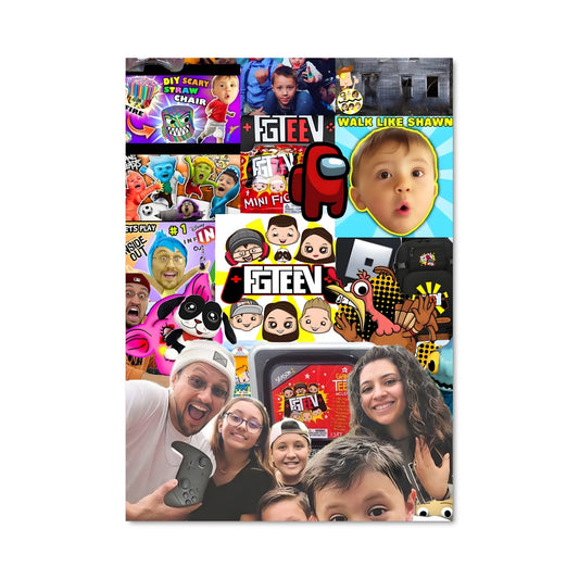 Poster Fgteev Family Faces