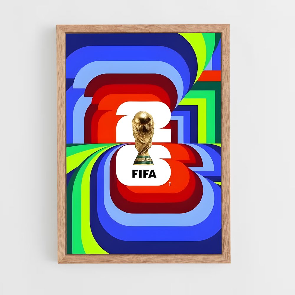 ap-fifa world cup-4 cadre Bois clair