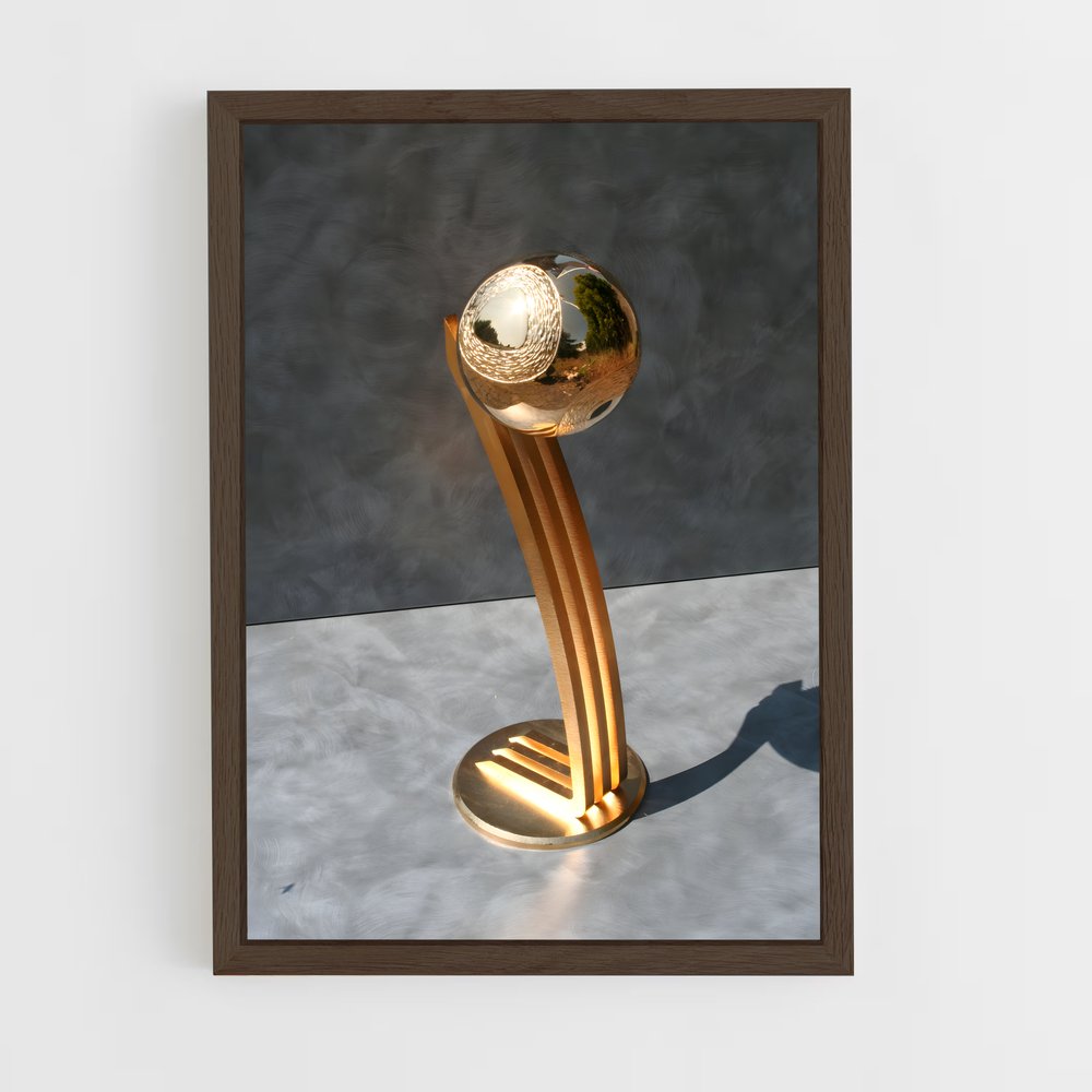 ap-fifa world cup golden ball-1 cadre Bois foncé