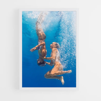 ap-fina artistic swimming world series-2 cadre Blanc
