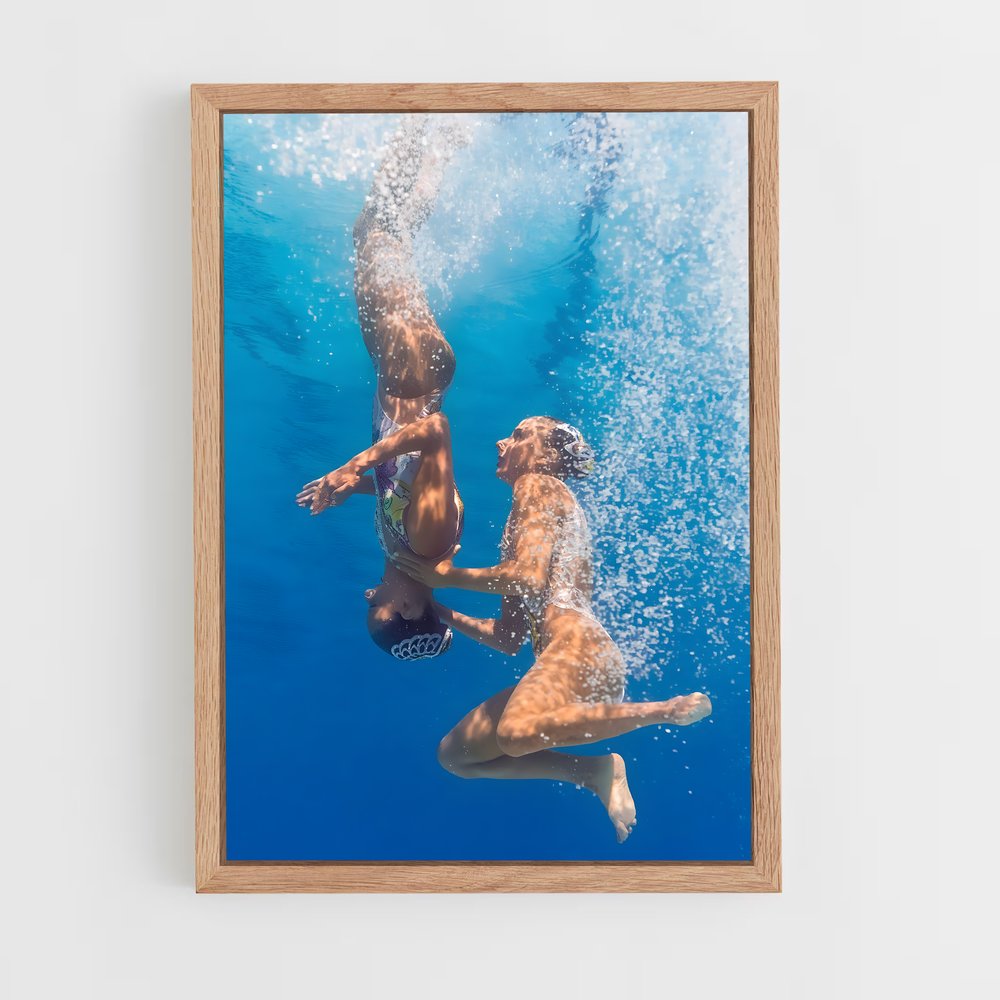 ap-fina artistic swimming world series-2 cadre Bois clair