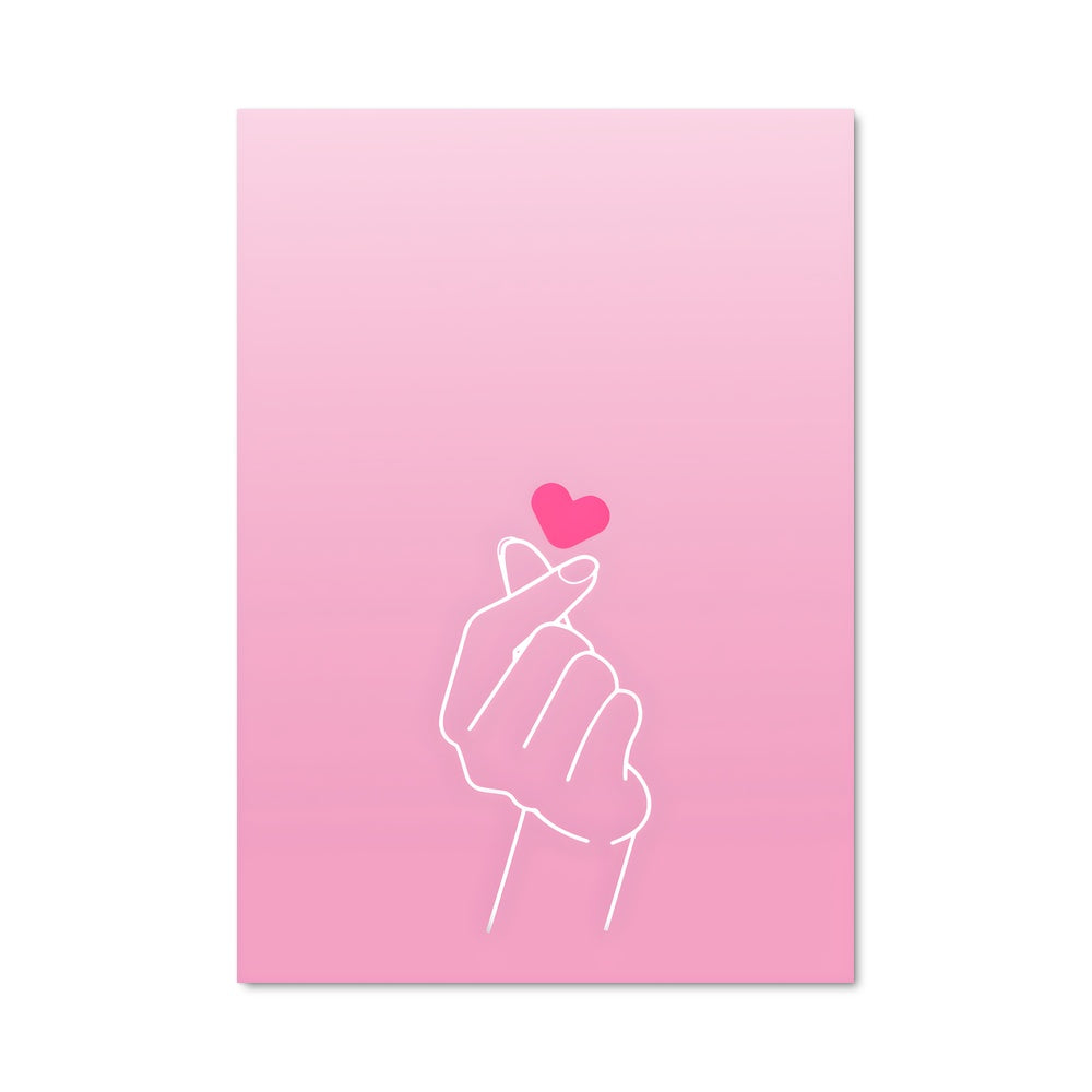 Poster Love in Pink