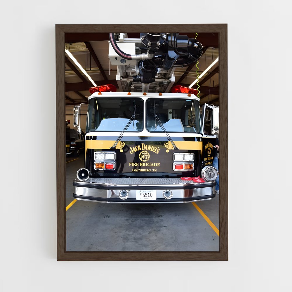 ap-fire trucks-2 cadre Bois foncé