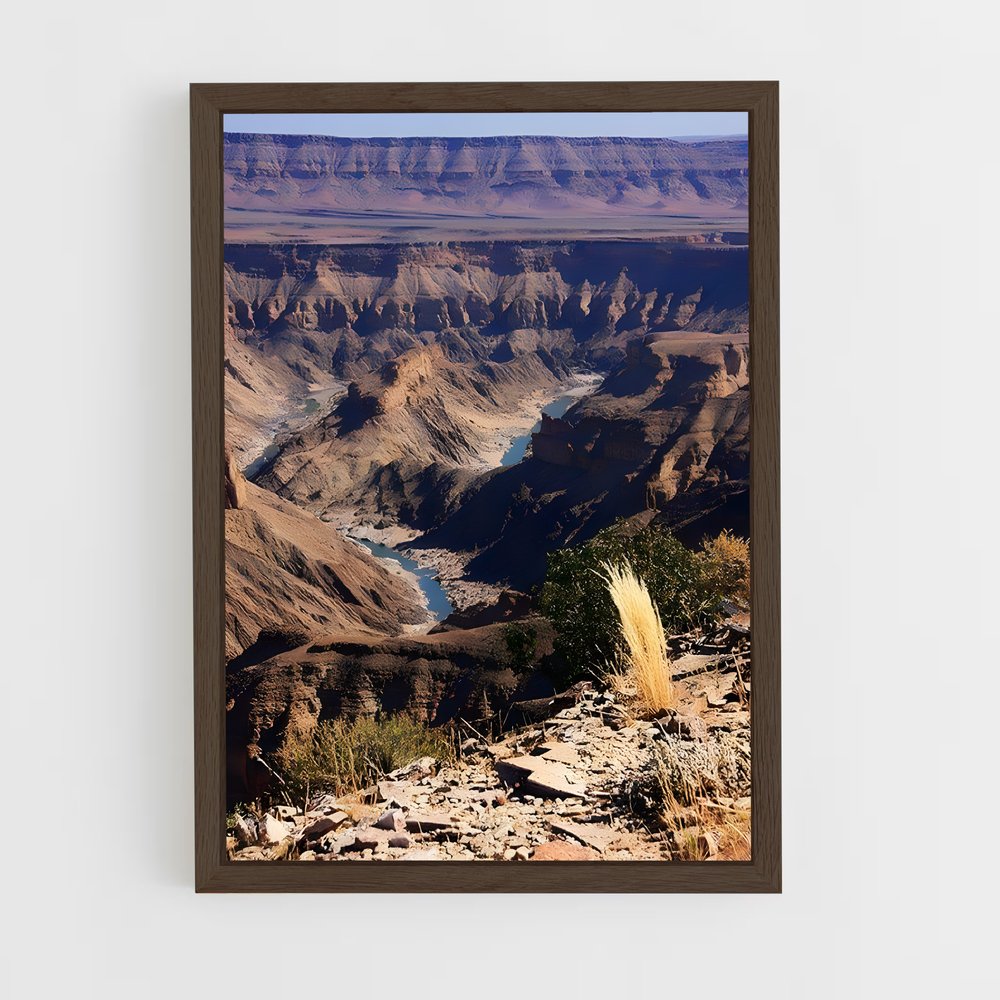 ap-fish river canyon-2 cadre Bois foncé