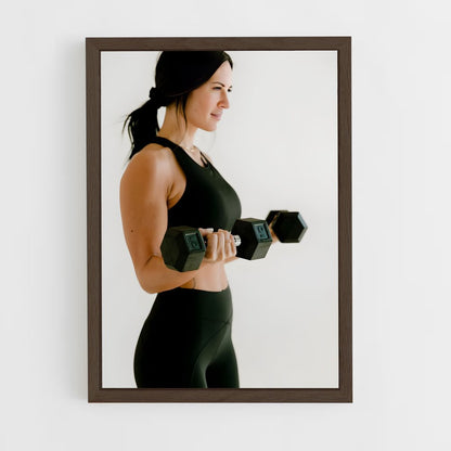 ap-fitness instructor-6 cadre Bois foncé