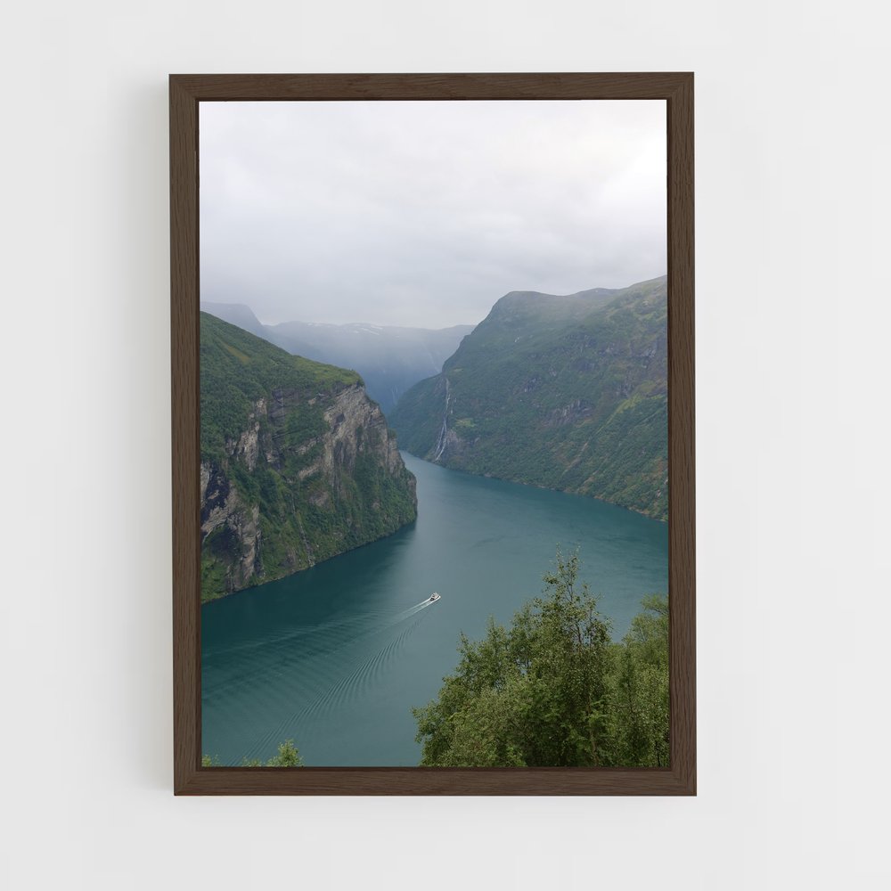 ap-fjord-5 cadre Bois foncé