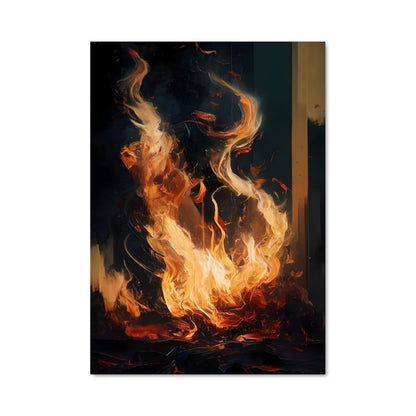 Poster Dans la Flamme