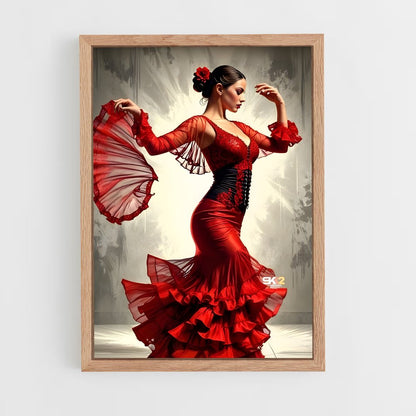 ap-flamenco-8 cadre Bois clair