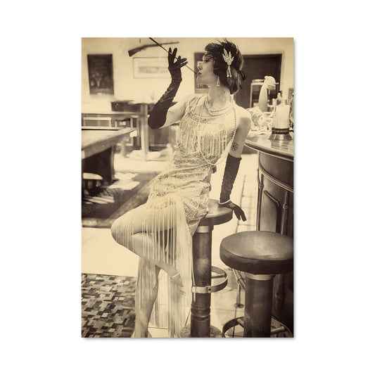Poster Femme Flapper