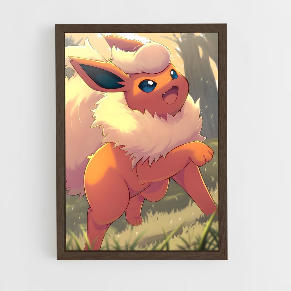 ap-flareon-3 cadre Bois foncé