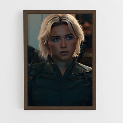 ap-florence pugh-7 cadre Bois foncé